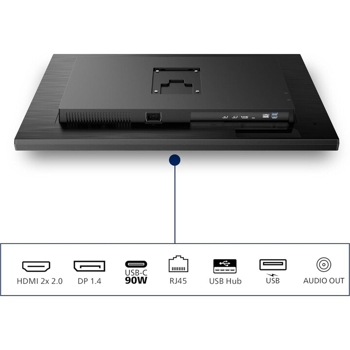 Philips 32B1U3900 Monitor 32" UHD, WLED, 60 Hz, VA, 4 ms GtG, TÜV-Augenkomfort, Lautsprecher, höhenverstellbar