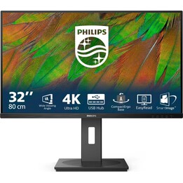 Philips 32B1N3800 Monitor 32" UHD, WLED, 60Hz, VA, 4 ms GtG, Adaptive Sync., TUV Eye Comfort