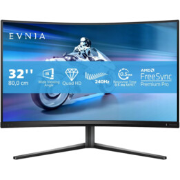 Monitor Philips 32M2C5500W 32" QHD, 240 Hz, VA veloce, MPRT 0,5 ms, Sincronizzazione adattiva, HDR400