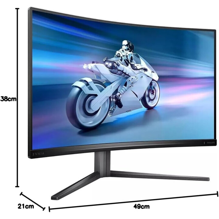 Monitor Philips 32M2C5500W 32" QHD, 240 Hz, VA veloce, MPRT 0,5 ms, Sincronizzazione adattiva, HDR400