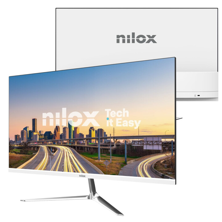 MONITOR 24" Full HD, VA, 120Hz, HDMI and VGA, White