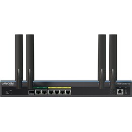 Router SD-WAN LANCOM 1930EF, 6x1GbE (1x SFP combinado), cortafuegos L3, 4096 VLAN, fuente de alimentación de CA interna, bastido