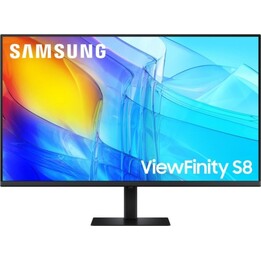 Monitor Samsung ViewFinity S80D 37" 4K 60Hz VA HDR10 con design ergonomico, hub USB completo, nero