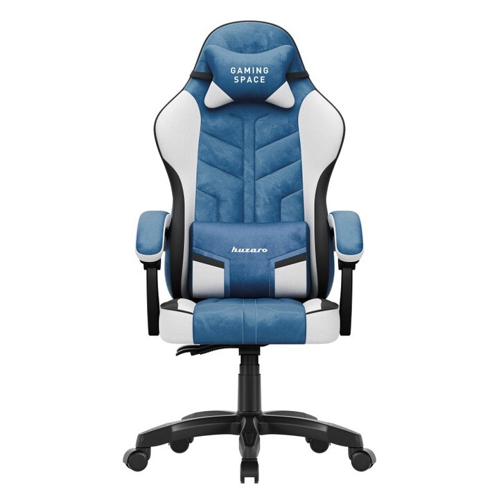 Cadeira Gamer Huzaro Force 2.7 Black Carbon Azul