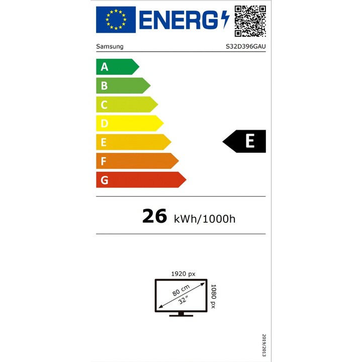 Samsung S39GD 32" FullHD 100Hz VA 4ms Monitor curvo con altoparlanti, nero