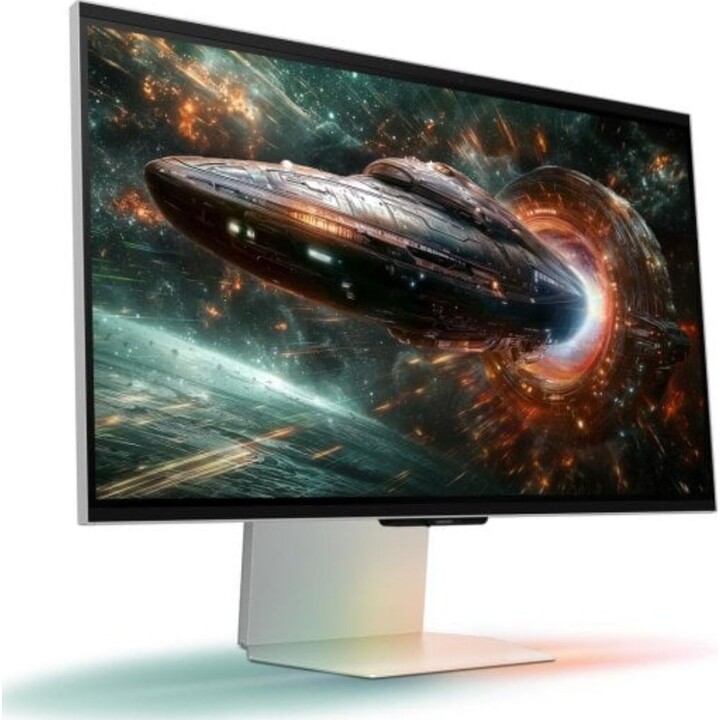 Samsung G90XF Monitor 27" 4K UHD 165Hz IPS G-Sync FreeSync HDR10 3D Speakers, Silver