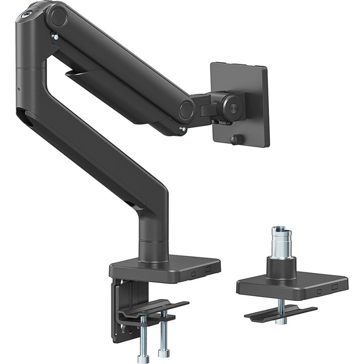 Digitus Soporte para un monitor, 49", 20 kg Muelle mecánico, VESA: 75x75, 100x100, negro