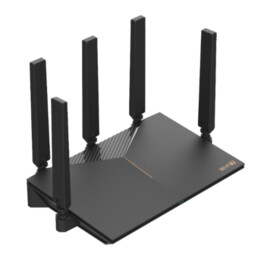 Router wireless Strong Routerbe3600 Wifi7 2.5 Gigabit Ethernet Dual Band (2.4 Ghz / 5 Ghz) Nero