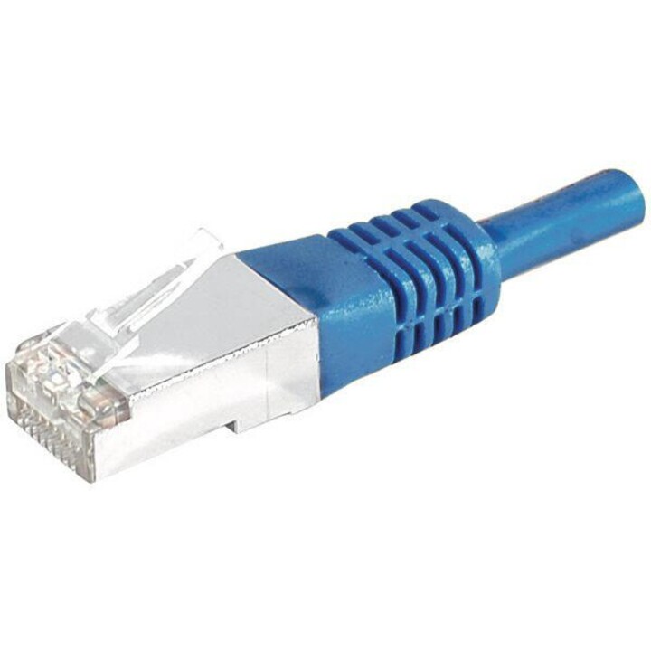 Dexlan Patchkabel Cat. 6A, S/FTP (PiMF), blau, 20,0 m