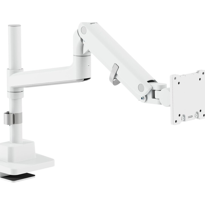 Support pour écran 57", 27 kg, ressort à gaz, VESA: 75x75, 100x100, blanc