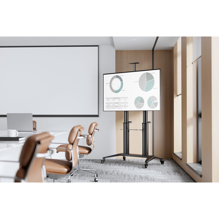 Digitus TV Trolley, 70-120", 140 kg max., black