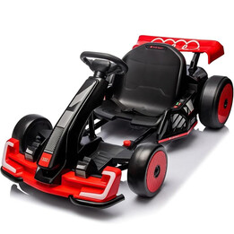 Audi GoKart 24V Rojo - Coche eléctrico para niños