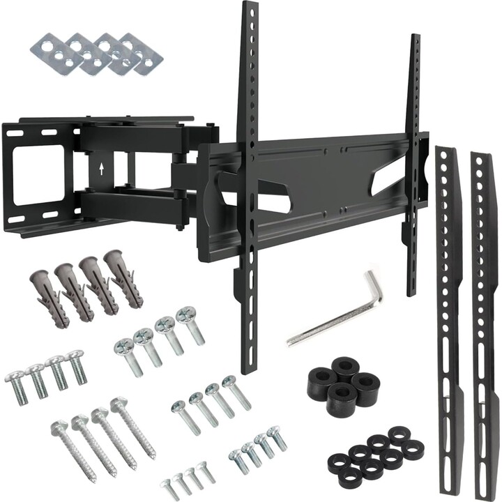 Suporte de parede Maclean MC-723 B para TVs LCD/LED/Plasma de 37-70", peso máximo de 99,2 libras