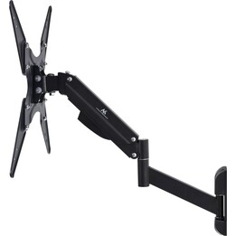 Maclean MC-784 Soporte de pared para TV LCD LED de plasma, inclinable, muelle de gas hasta 22 kg