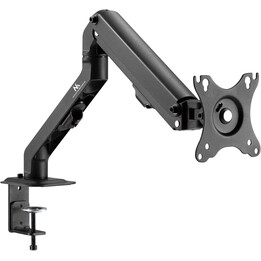 Maclean MC-906 - Supporto per monitor a 1 posizione con molla meccanica, 17"-27"