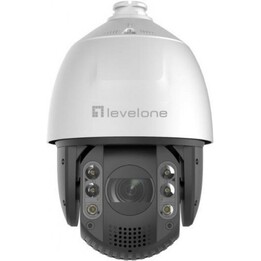 Level One FCS-4072 PTZ32x Cámara IP profesional, imagen de alta resolución de 4 MP con zoom óptico de 32x, potente visión noctur