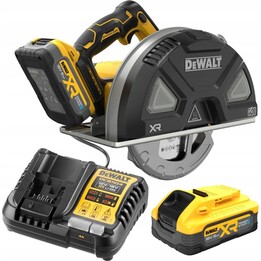 DeWalt DCS383H2-QW 18V XR Bürstenlose Metallkreissäge 190mm 2x 5.0 Ah Powerstack im TSTAK Koffer