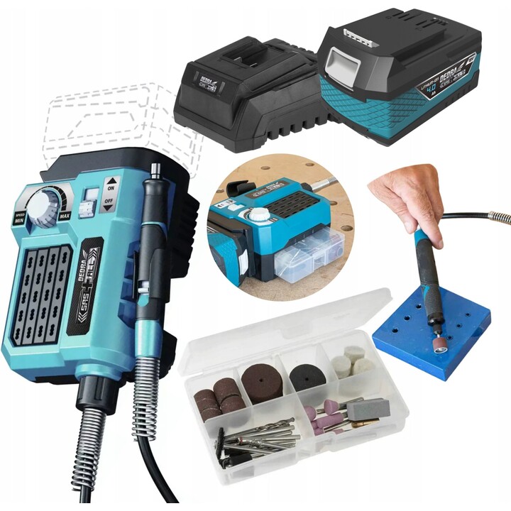 Mini amoladora sin cable Dedra 18V
