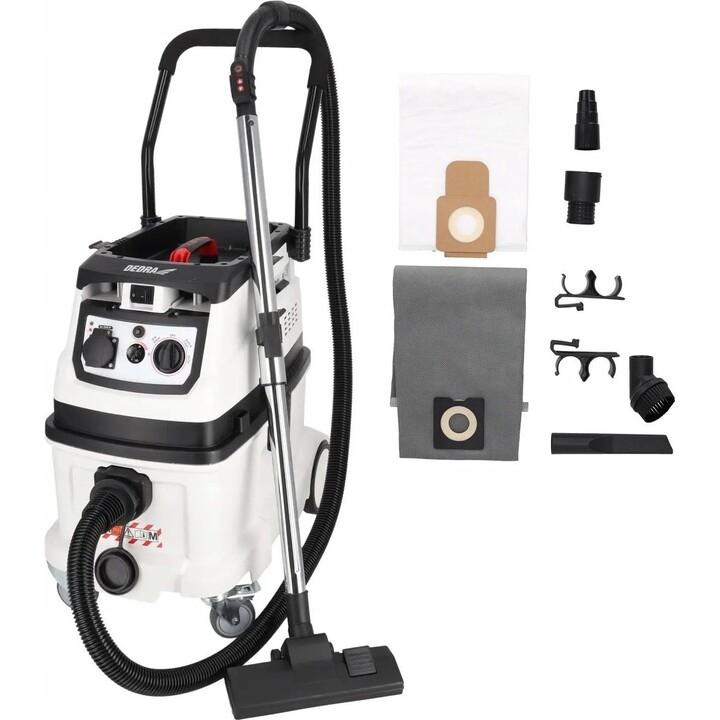 DEDRA DED6609 aspirador de obra classe M 40 L preto