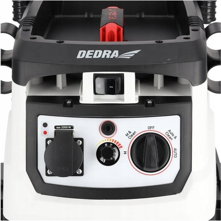 DEDRA DED6609 construction vacuum cleaner class M 40 L black