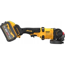 DCG418SHDX2-QW 54V XR FLEXVOLT Smerigliatrice angolare 125 mm interruttore di sicurezza 2x 9,0Ah e caricabatterie in valigetta T