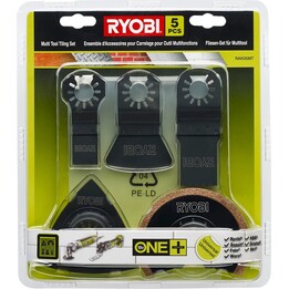 Ryobi RAK05MT Universal-Multi-Tool-Set für professionelle technische Anwendungen, grau