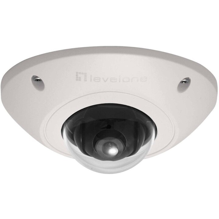 LevelOne FCS-3095: 12MP Fisheye Dome IP Kamera, H.265, PoE, Innen/Außen
