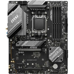 MSI B650 Gaming Plus Wifi Motherboard, AMD, AM5, B650, 4DDR5, 192GB, HDMI+DP, 4SATA3+2M.2, 2.5GBE+Wifi6e+BT5.3, 11USB3.2, ATX Bl