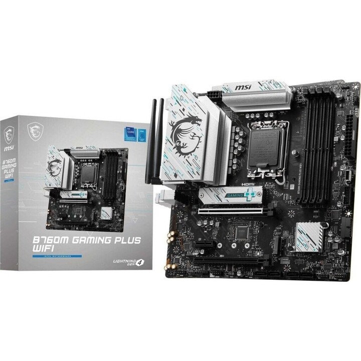 Placa base micro ATX MSI B760M GAMING PLUS WIFI Intel B760 LGA 1700
