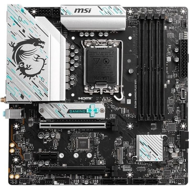Placa base micro ATX MSI B760M GAMING PLUS WIFI Intel B760 LGA 1700
