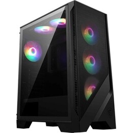Case per computer MSI MAG FORGE 120A AIRFLOW Midi Tower Nero, Trasparente