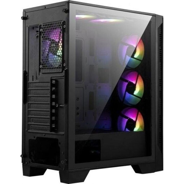 Case per computer MSI MAG FORGE 120A AIRFLOW Midi Tower Nero, Trasparente