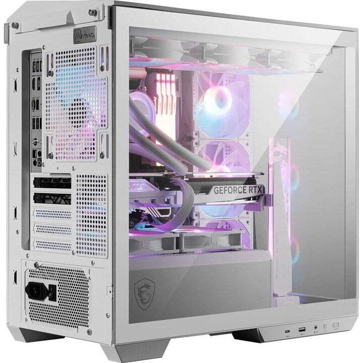 MSI MAG PANO M100R PZ Micro Torre Branca