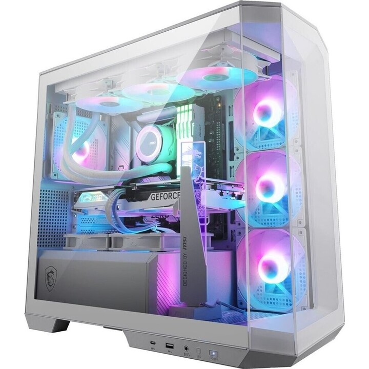MSI MAG PANO M100R PZ Micro Torre Branca