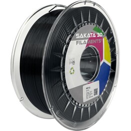 Sakata 3D Bobine de filament PETG 1,75 mm 1 kg Noir