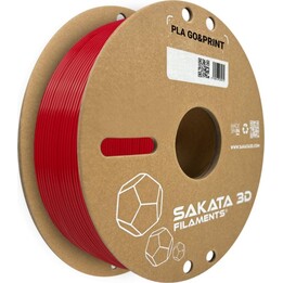 SAKATA 3D GO&PRINT filamento PLA 1,75 mm 1 kg vermelho
