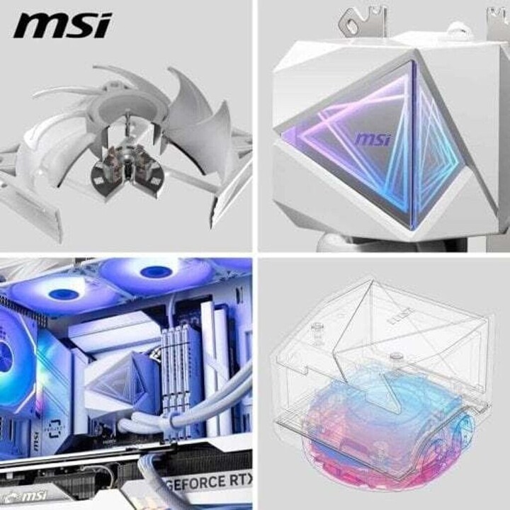 MSI Flüssigkeitskühlsystem für CPU MAG Coreliquid I360 Weiß