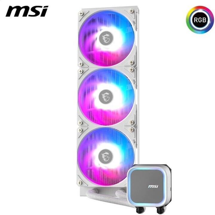 Msi Mag Coreliquid A13 360 White Sistema De Refrigeración Para Ordenador Placa Base, Procesador Sistema De Refrigeración Líquida
