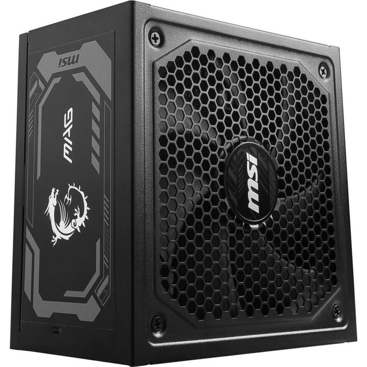 Fuente de alimentación Msi Meg A1250p Pcie5 1250w 80 Plus Platinum negra