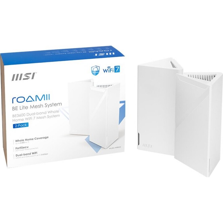 MSI Roamii BE Lite Mesh System 1-pack Blanco