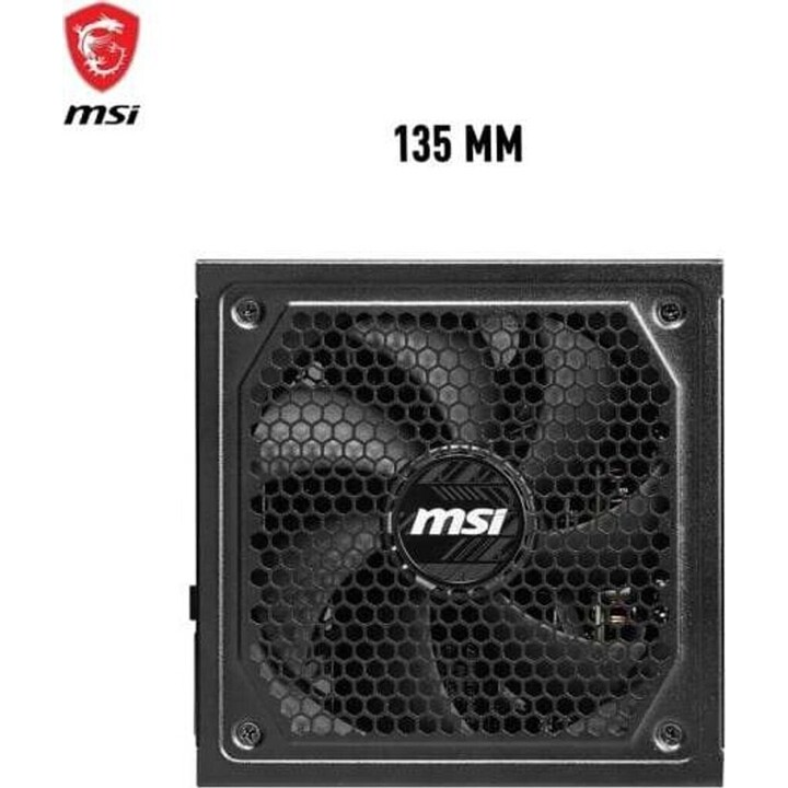 MSI MAG A1000GL PCIE5 1000W 24-pin ATX Stromversorgungsmodul Schwarz