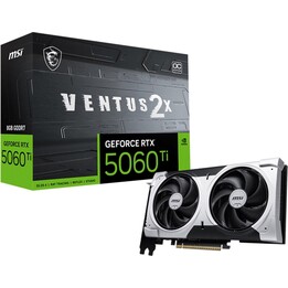 MSI GeForce RTX 5060 Ti VENTUS 2X OC PLUS 8 Go GDDR7 DLSS4