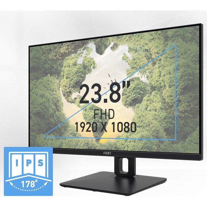 MSI PRO MP245PG 60 cm (24 Zoll) IPS FHD HDMI/DP 4 ms 100 Hz Pivot