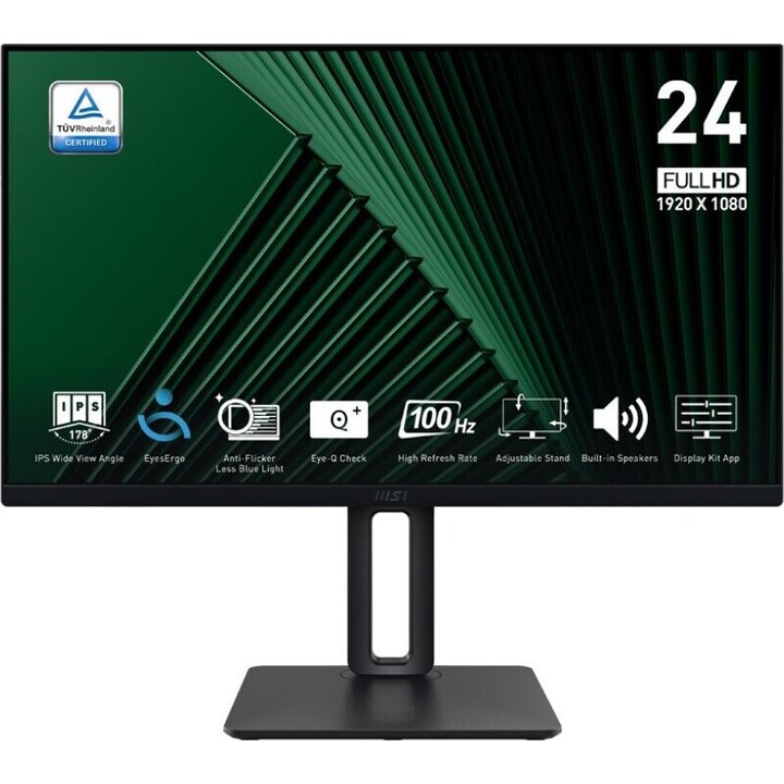 MSI PRO MP245PG 60 cm (24 Zoll) IPS FHD HDMI/DP 4 ms 100 Hz Pivot