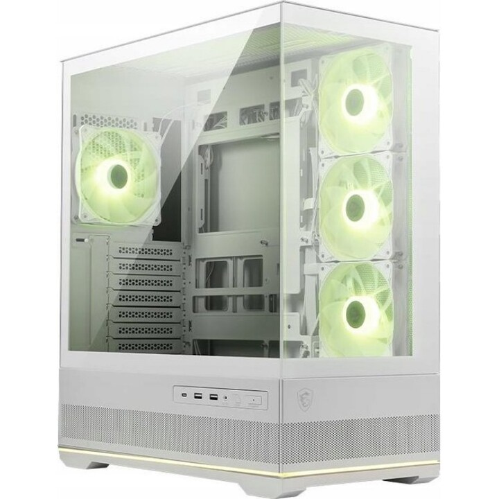 MSI Mag Pano 110r Pz White Midi Tower Computer Case White