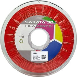 Filamento Sakata 3D ABS-E 1.75mm 850g Rojo
