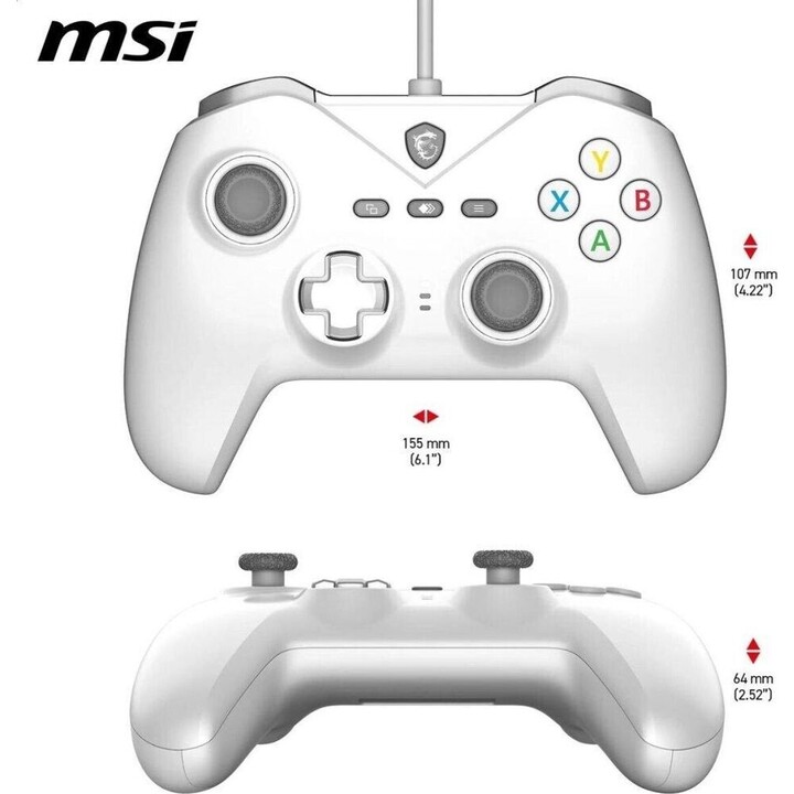 FORCE GC200 WHITE Msi Force Gc200 Gamepad branco
