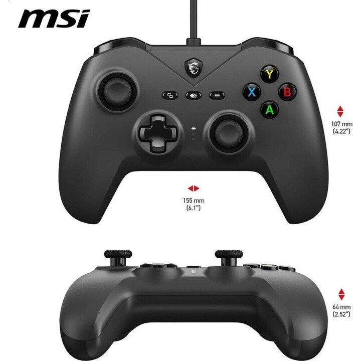 Gamepad nero Msi Force Gc200