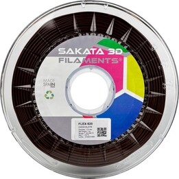 Filamento Sakata 3D FLEX 920 1,75mm 1Kg, colore cioccolato