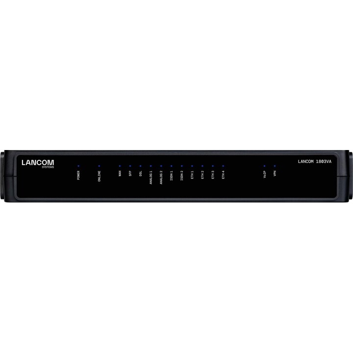 LANCOM 1803VA (62153): Gateway VoIP VDSL Supervectoring SD WAN, 5x Gigabit Ethernet, supporto ISDN/Analogico